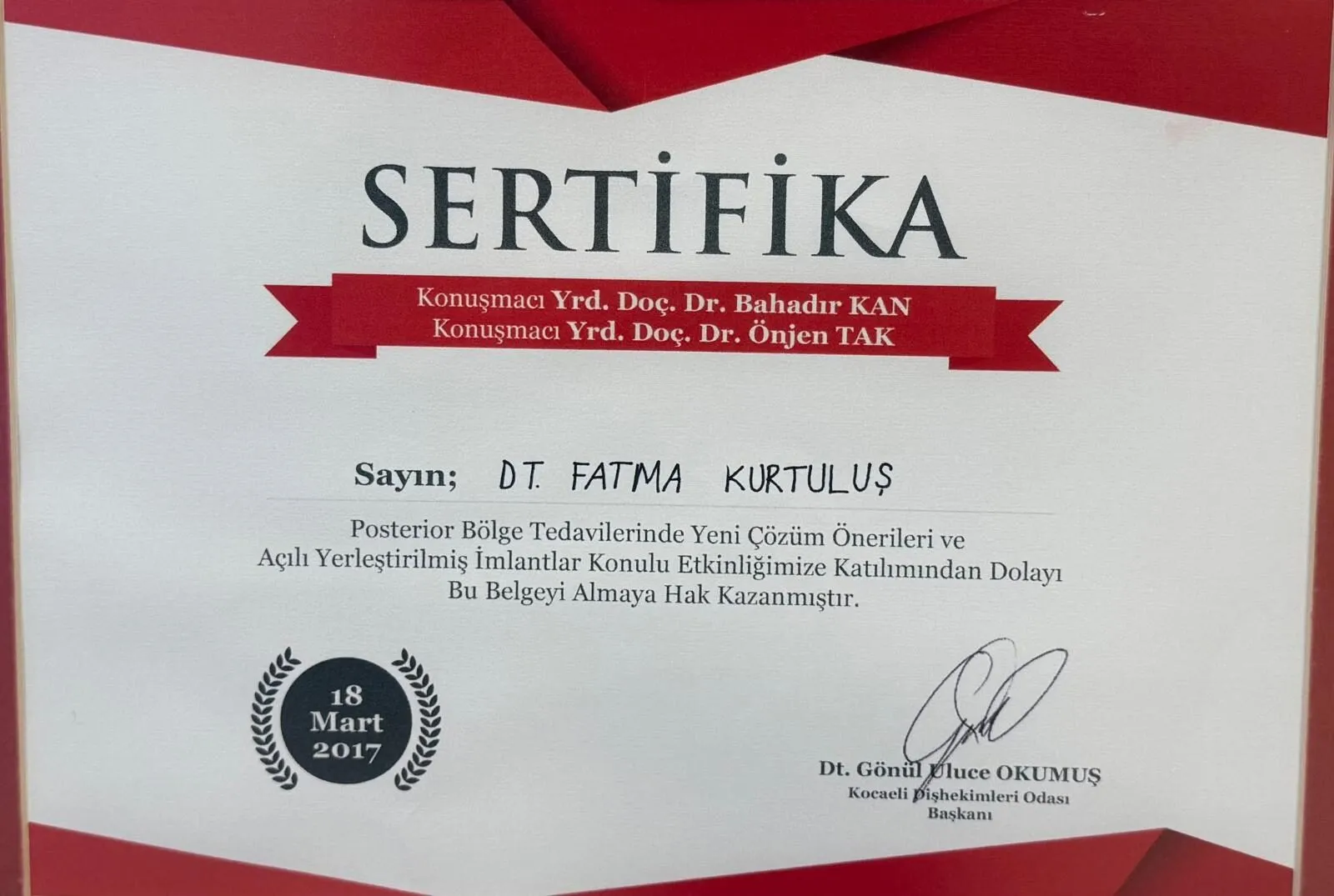 Bangkok International Symposium of Implant Dentistry • Bangkok, Tayland • 6–11 Şubat 2015 • Intra-Lock International